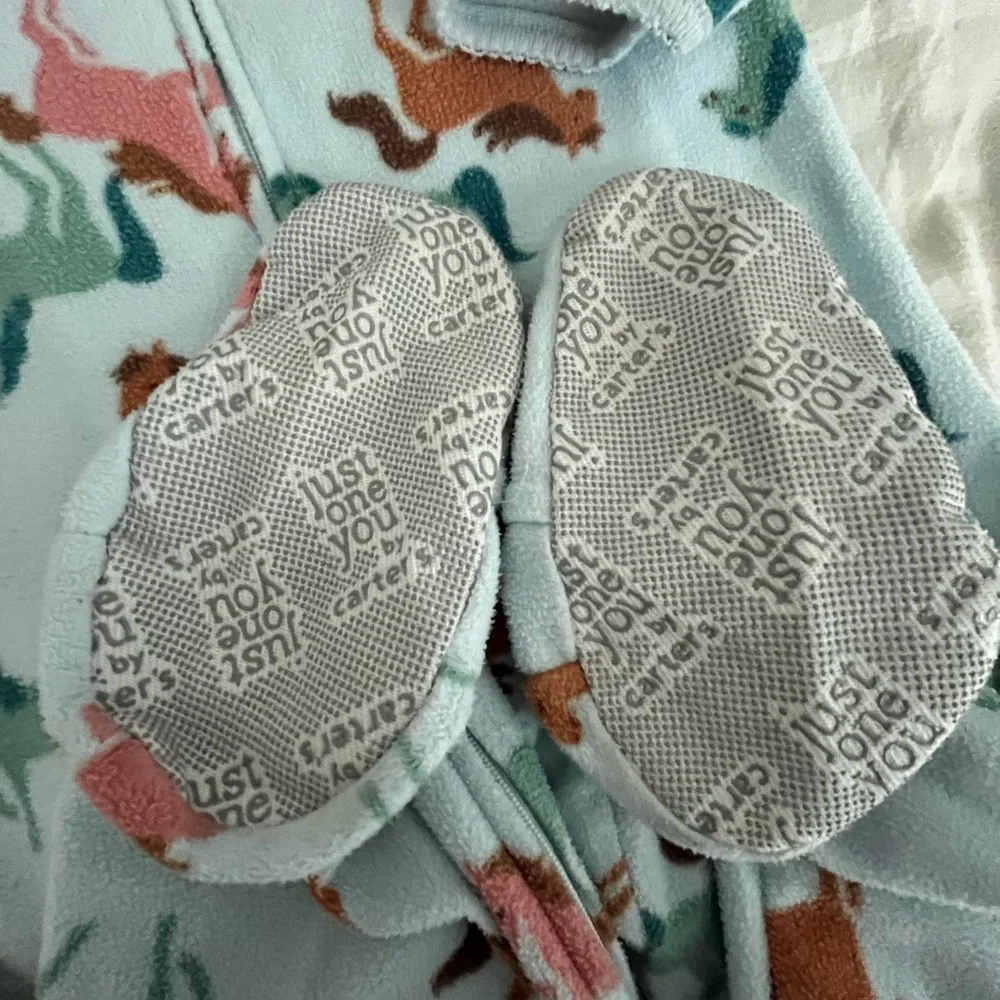 Footed pajamas Fleece warm 4T girl’s horses